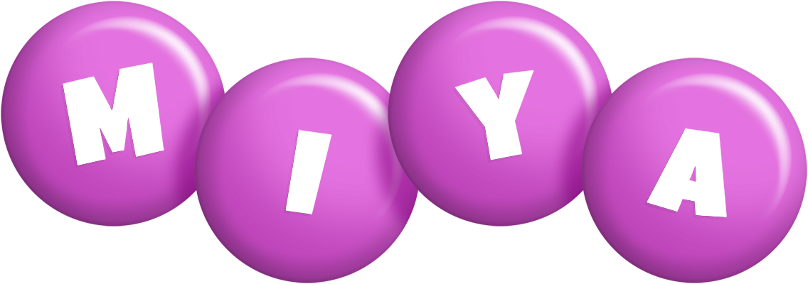 Miya candy-purple logo