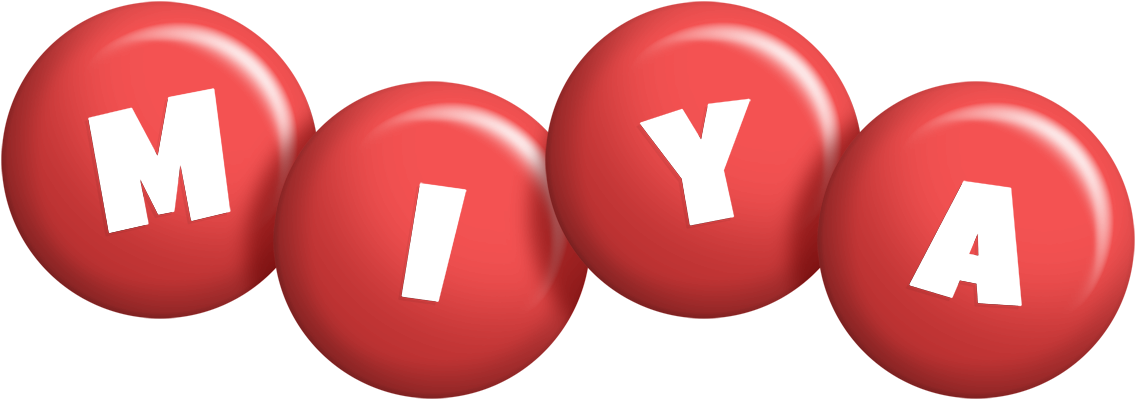 Miya candy-red logo