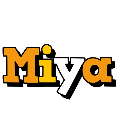 Miya cartoon logo