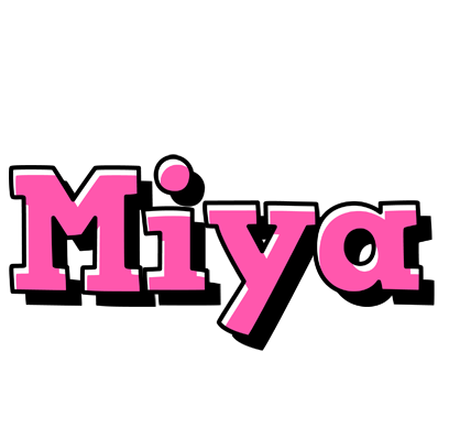 Miya girlish logo