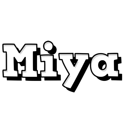 Miya snowing logo