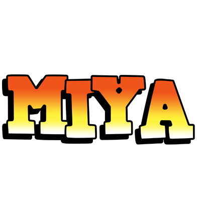Miya sunset logo