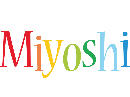 Miyoshi birthday logo