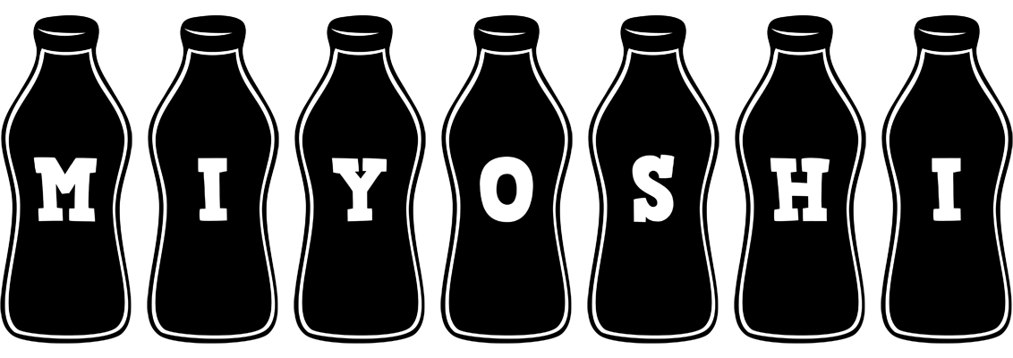 Miyoshi bottle logo
