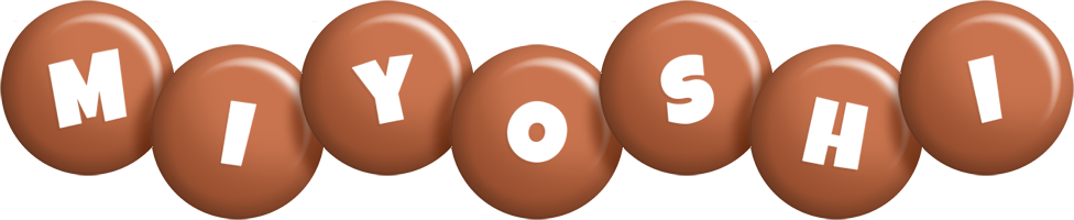 Miyoshi candy-brown logo