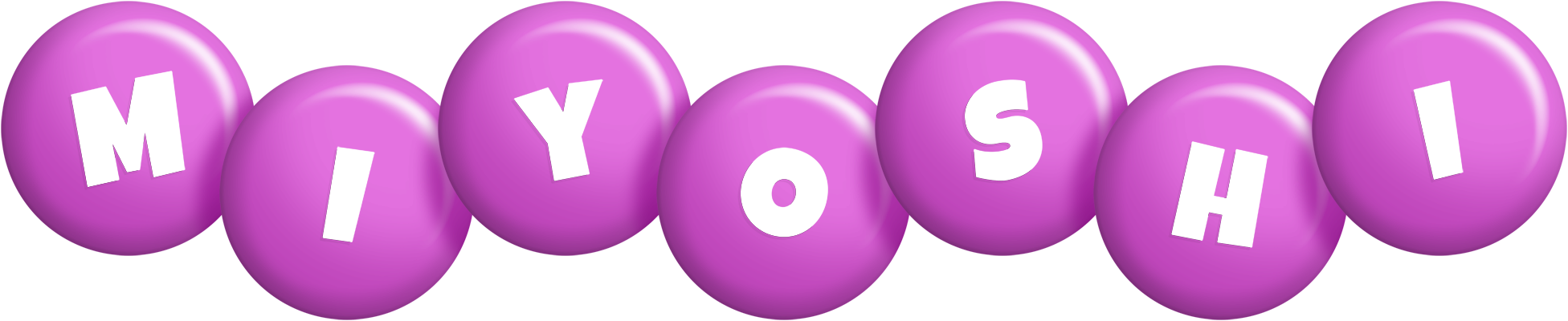 Miyoshi candy-purple logo