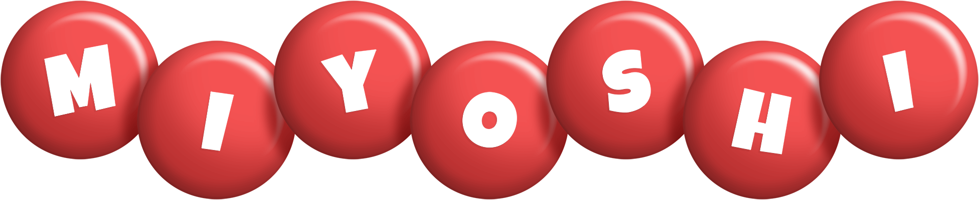 Miyoshi candy-red logo