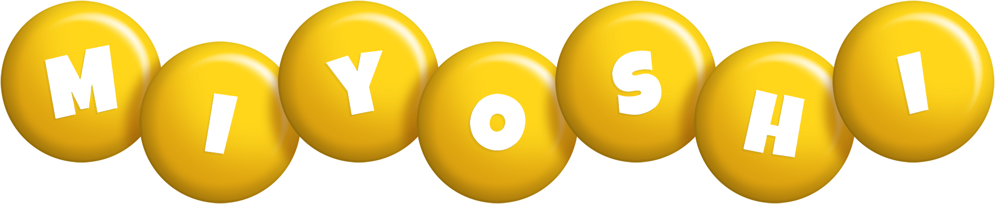 Miyoshi candy-yellow logo