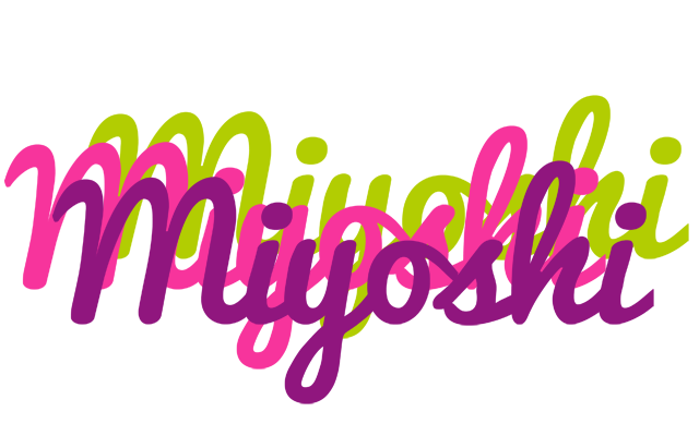 Miyoshi flowers logo