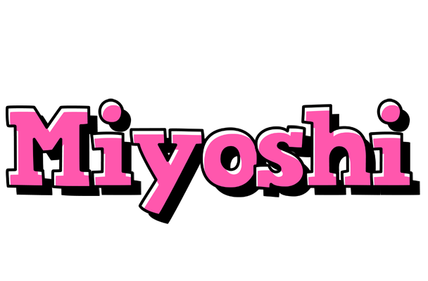 Miyoshi girlish logo