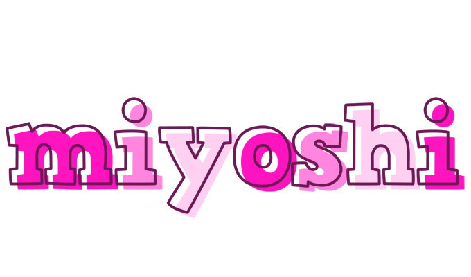 Miyoshi hello logo