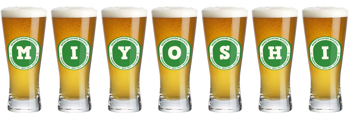 Miyoshi lager logo