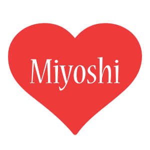 Miyoshi love logo