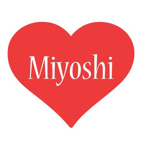 Miyoshi love logo