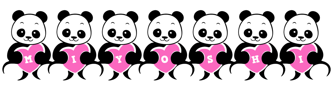 Miyoshi love-panda logo