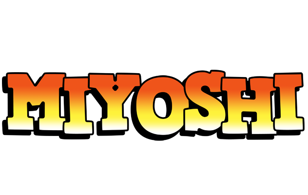 Miyoshi sunset logo