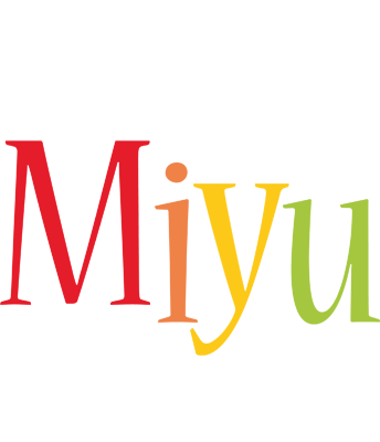 Miyu birthday logo