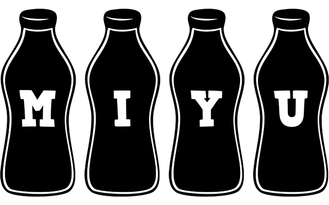 Miyu bottle logo