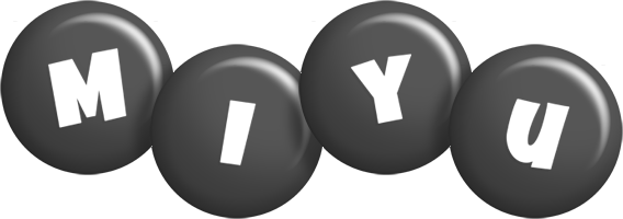 Miyu candy-black logo