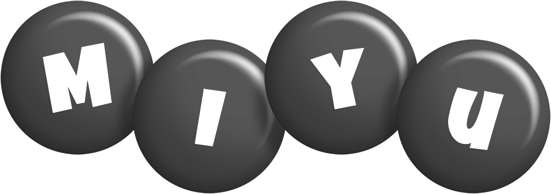 Miyu candy-black logo