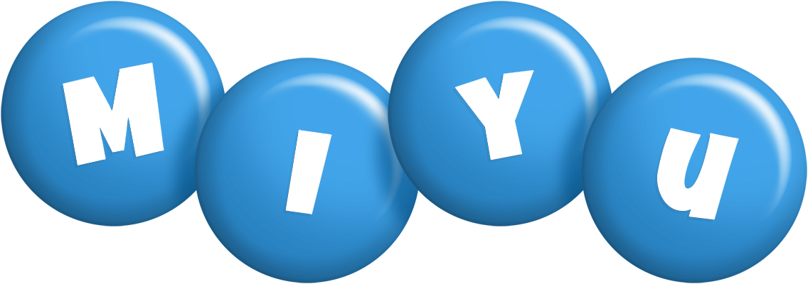 Miyu candy-blue logo
