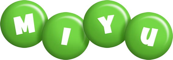 Miyu candy-green logo