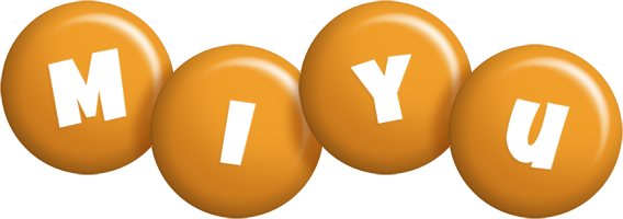 Miyu candy-orange logo