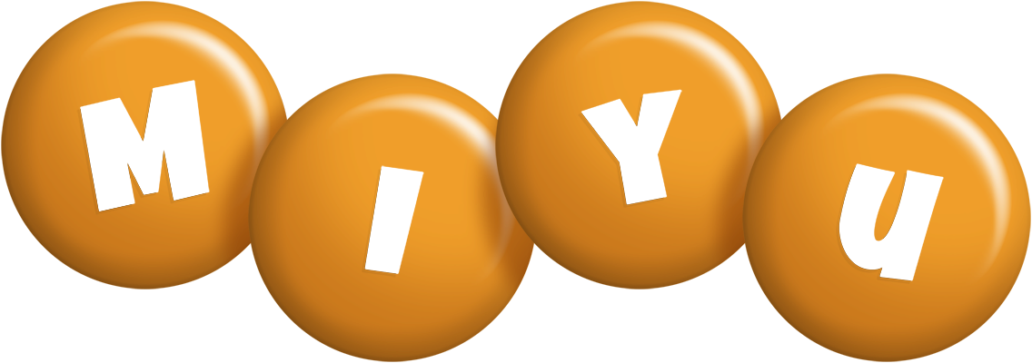 Miyu candy-orange logo