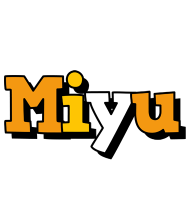 Miyu cartoon logo