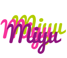 Miyu flowers logo