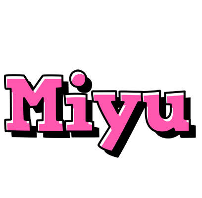 Miyu girlish logo