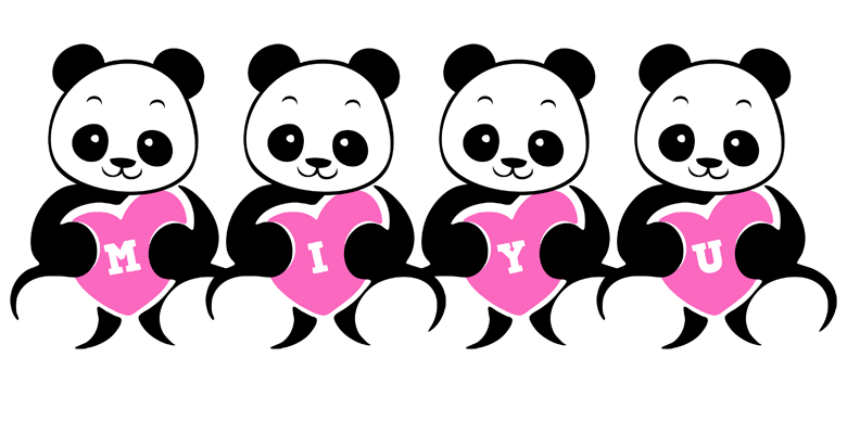 Miyu love-panda logo