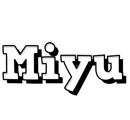 Miyu snowing logo