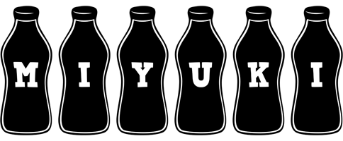 Miyuki bottle logo