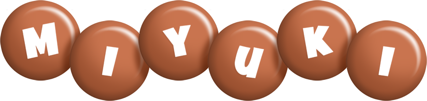 Miyuki candy-brown logo