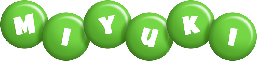 Miyuki candy-green logo