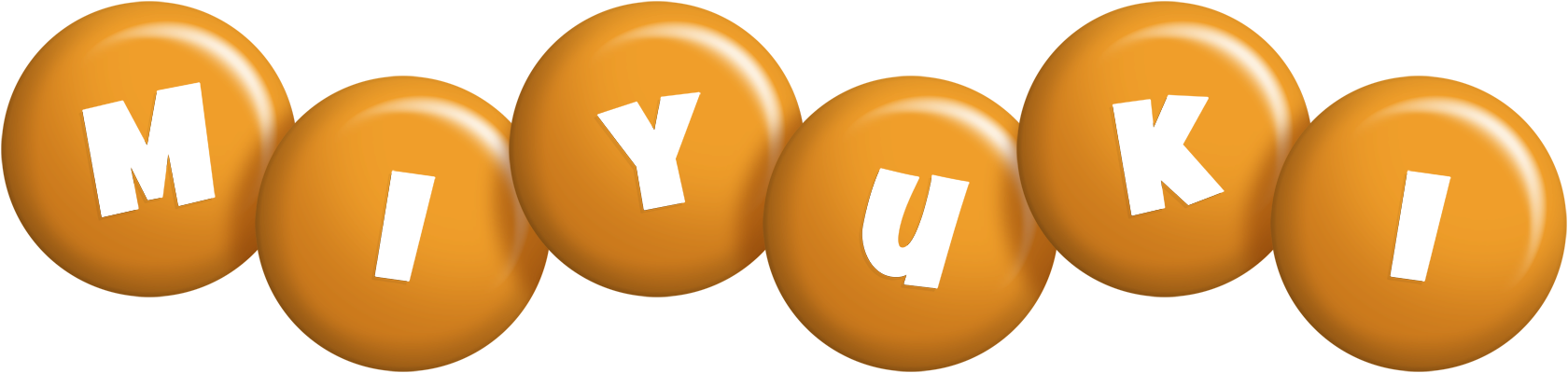 Miyuki candy-orange logo