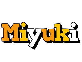 Miyuki cartoon logo