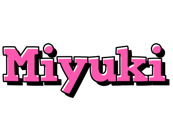 Miyuki girlish logo