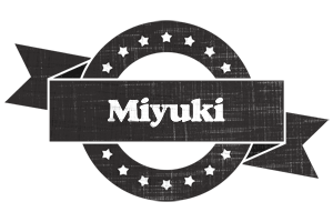 Miyuki grunge logo