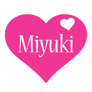 Miyuki love-heart logo