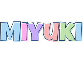 Miyuki pastel logo