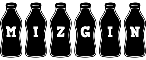Mizgin bottle logo