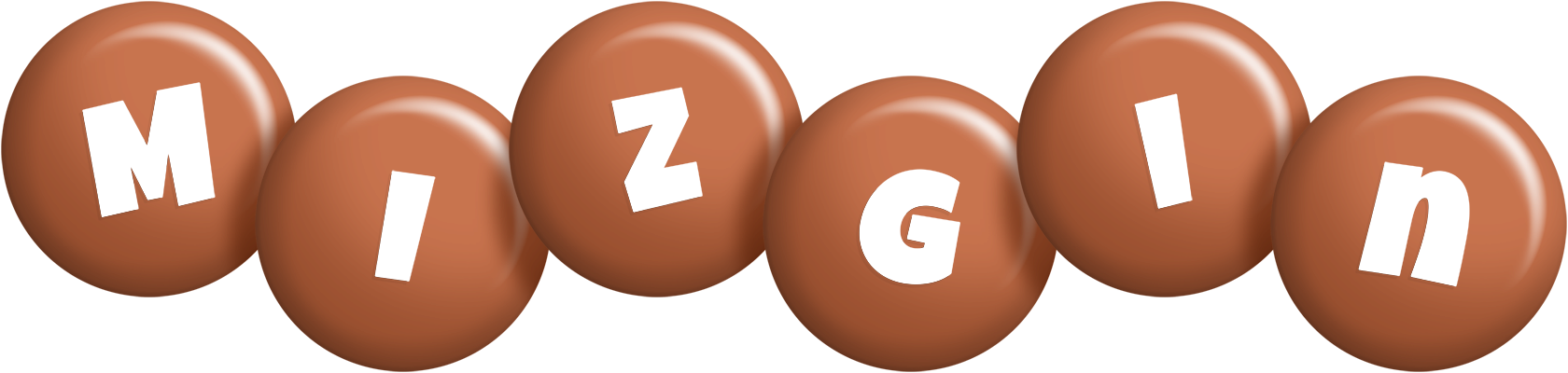 Mizgin candy-brown logo