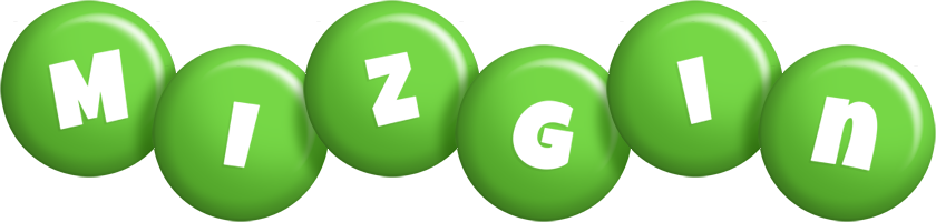 Mizgin candy-green logo