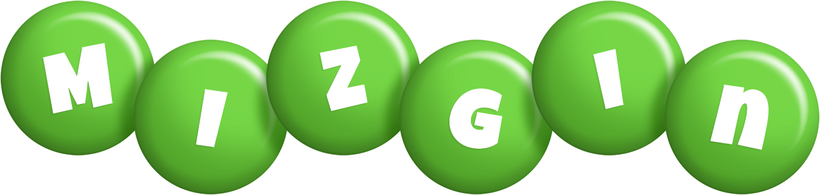 Mizgin candy-green logo