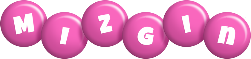 Mizgin candy-pink logo