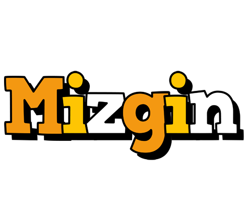 Mizgin cartoon logo