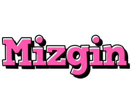 Mizgin girlish logo