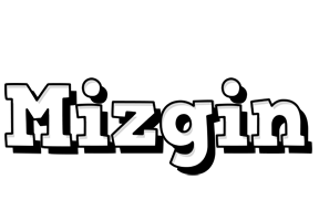 Mizgin snowing logo